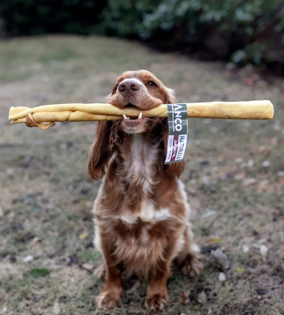 Giant Skin Rolls for Dogs (Bully, Goat, Lamb & Buffalo)