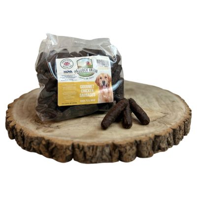 Natural Gourmet Dog Sausages, Slices & Sticks (Grain-Free, High Meat Treats)
