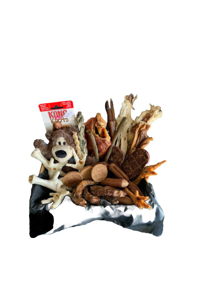 KONG Toy & Natural Dog Treat Box – Ultimate Chewer’s Gift Bundle