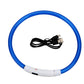 Rechargeable Led Usb Dog Collar - Night Safety Flashing Glow