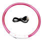 Rechargeable Led Usb Dog Collar - Night Safety Flashing Glow